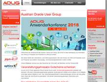 Tablet Screenshot of aoug.at